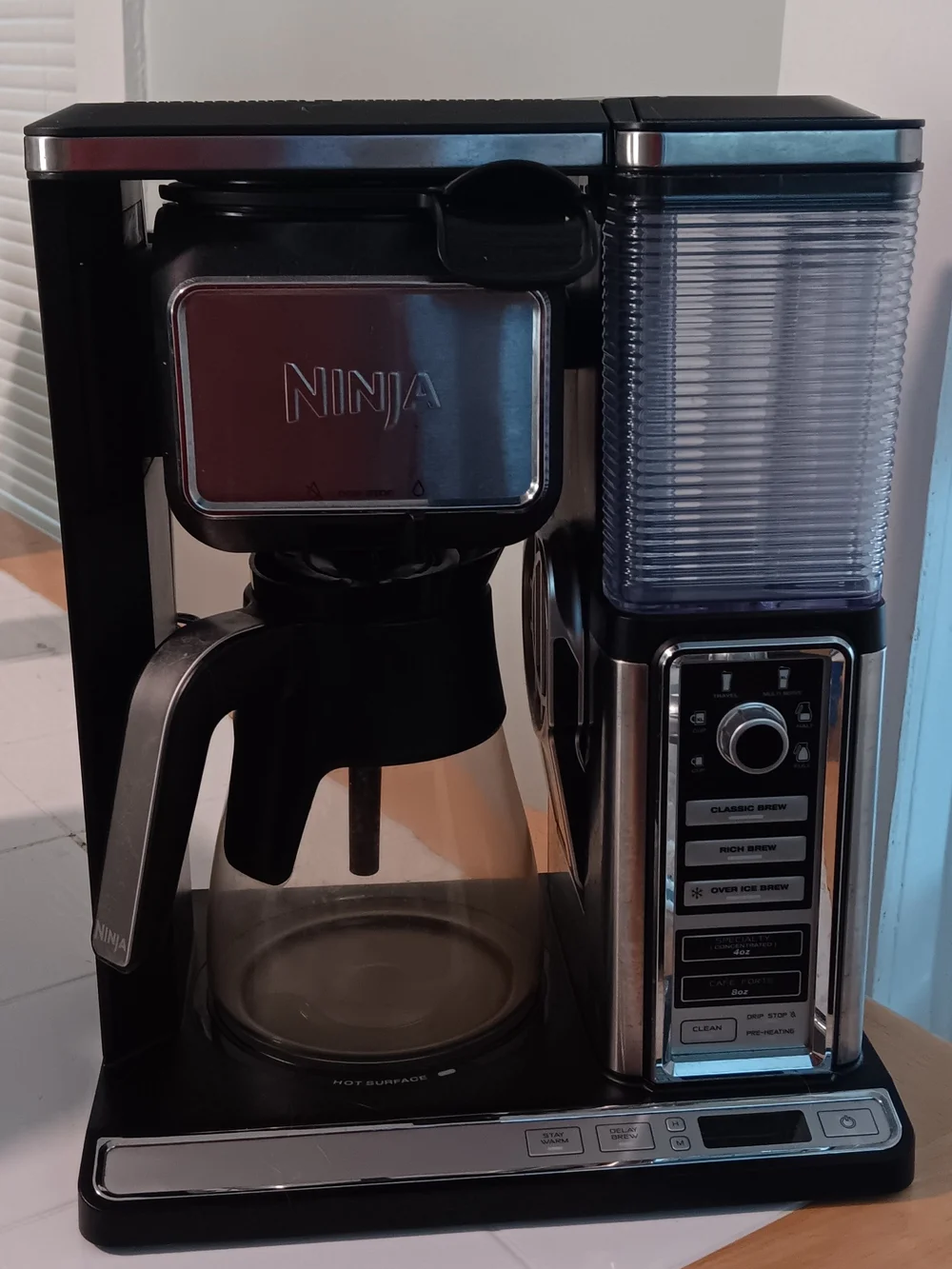 Ninja Black & Stainless Steel Coffee Maker